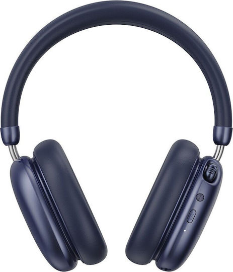Havit Space S1 Ασύρματα Bluetooth Over Ear Ακουστικά με 100 ώρες Λειτουργίας Μπλε