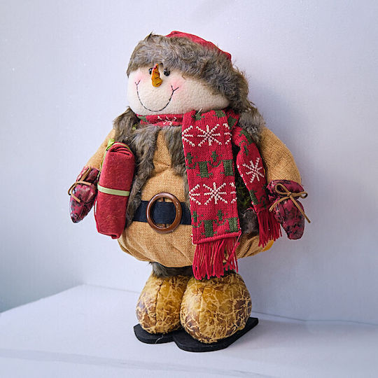 Decorațiune Tematică Om De Zăpadă Festiv Cadou 45cm