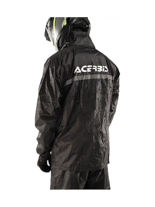 Acerbis Set Line Men's Waterproof Riding Jacket & Pants Set Black
