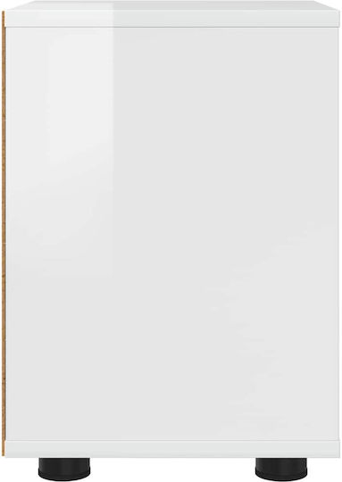 Wooden Bedside Table Width Length Height Dimensions of Each Shelf 27 x 23.5 x 17.5 cm Width Length Height With Drawer Durable Adjustable Height Ample Storage Space Drawers Stable Construction Easy Maintenance Assembly Required Yes 30.5 x 30 x 43 cm