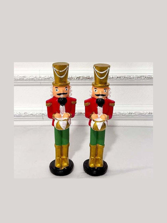 Velve Weihnachts-Nussknacker Grün aus Keramik
