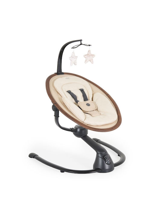 Cangaroo Ηλεκτρικό Relax Μωρού Κούνια με Μουσική Light Beige για Παιδί έως 9kg