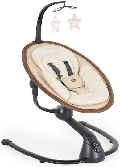 Cangaroo Electric Baby Relax Swing with Music Light Beige for Child up to 9kg
