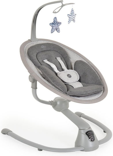 Cangaroo Ηλεκτρικό Relax Μωρού Κούνια με Μουσική Light Grey για Παιδί έως 9kg
