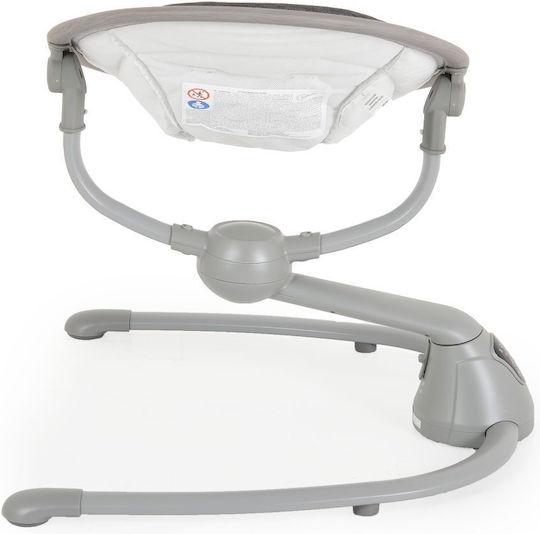 Cangaroo Ηλεκτρικό Relax Μωρού Κούνια με Μουσική Light Grey για Παιδί έως 9kg