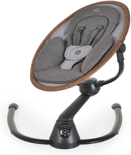 Cangaroo Ηλεκτρικό Relax Μωρού Κούνια με Μουσική Dark Grey για Παιδί έως 9kg