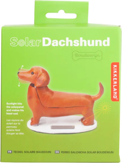 Kikkerland Dachshund Boudewijn Collectible Figure 7cm
