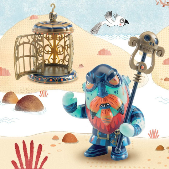 Djeco Пирати Gnomus & Ze Cage Фигура 5см