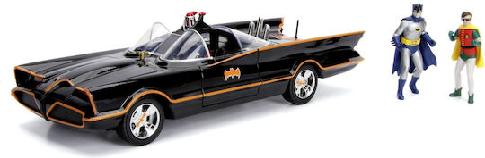 Jada Toys DC Comics Batmobile Classic TV Series Batmobile Replica Vehicle in Scale 1:18 3 Pieces