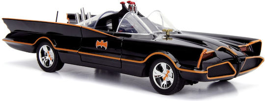 Jada Toys DC Comics Batmobile Classic TV Series Batmobile Replica Vehicle in Scale 1:18 3 Pieces