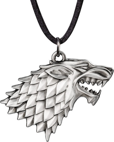 The Noble Collection Game of Thrones: Stark Sigil Wolf Pendant Κρεμαστό Ρέπλικα