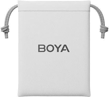 Boya Mini 2 Lightning & Type-C Wireless Δυναμικό Microphone Πέτου, Clip On Journalistic in Gray Color Space Grey