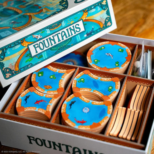 Настолна игра Fountains за 1-5 играчи 10+ години (EN) USAopoly