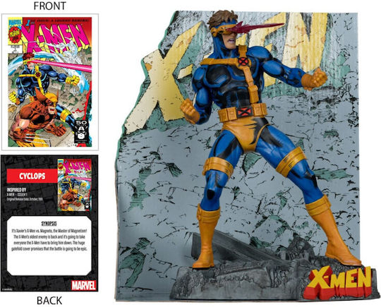 Diamond Select Toys Marvel Cyclops X-Men Animated Figure Height 15cm Scale 1:10