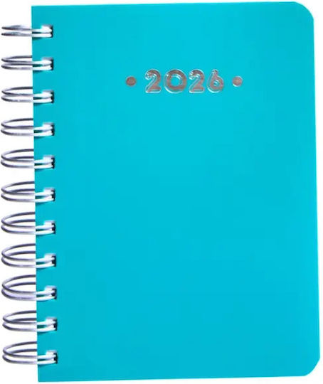 Υδρόγειος Ημερήσιο Ημερολόγιο Σπιράλ P.p 2026 Red 12x17 0343