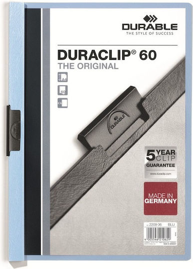 Durable Ντοσιέ με Κλιπ για Χαρτί A4 Μπλε
