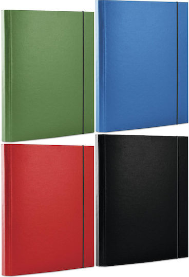 File Elastic Closure Office Products A4 Cardboard Blue