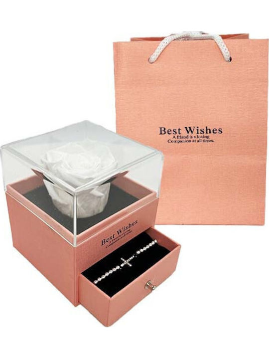 Velve Velve Damen Armband mit Blumenmuster 10cm
