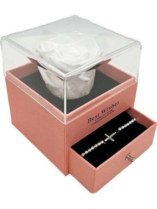 Velve Velve Damen Armband mit Blumenmuster 10cm