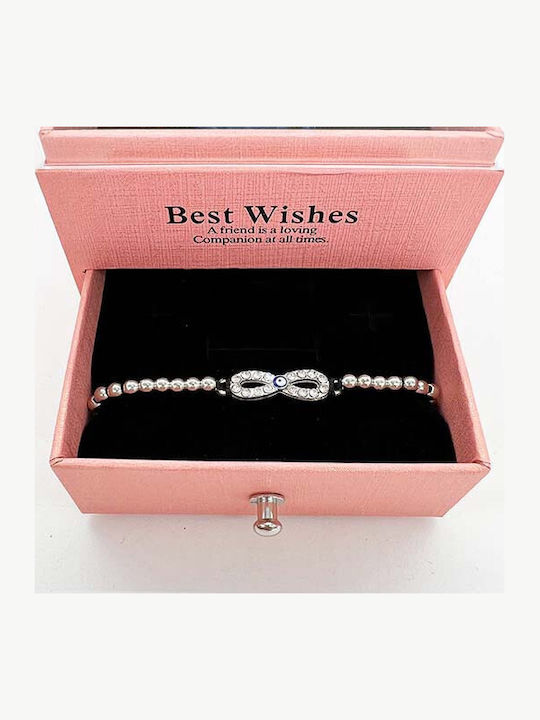 Velve Velve Damen Armband mit Blumenmuster 10cm