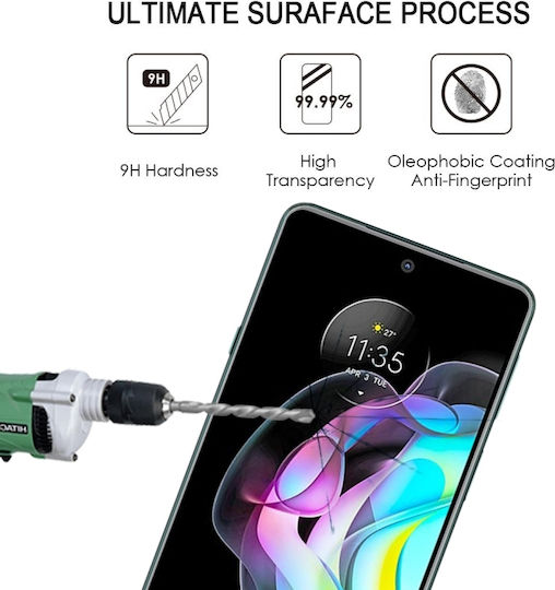 Full Glue Full Face Tempered Glass Black (Motorola Edge 20 Lite 5G)