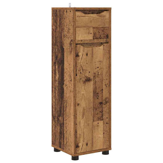 vidaXL Ντουλάπι Μπάνιου 30.5x30x101cm Καφέ