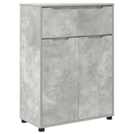 vidaXL Cabinet de baie L72.5xA36.5xÎ100cm Gri