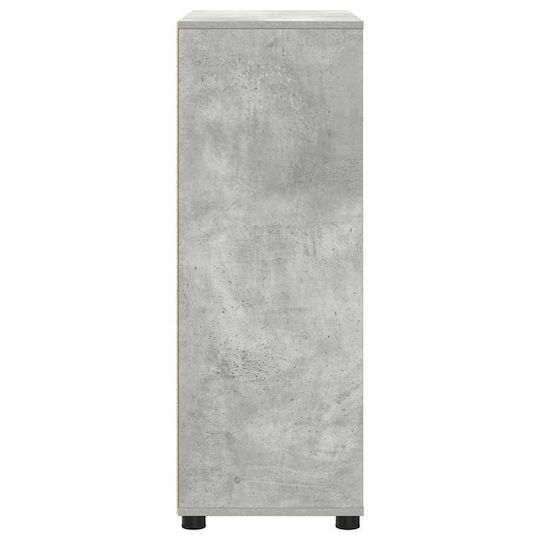 vidaXL Cabinet de baie L72.5xA36.5xÎ100cm Gri