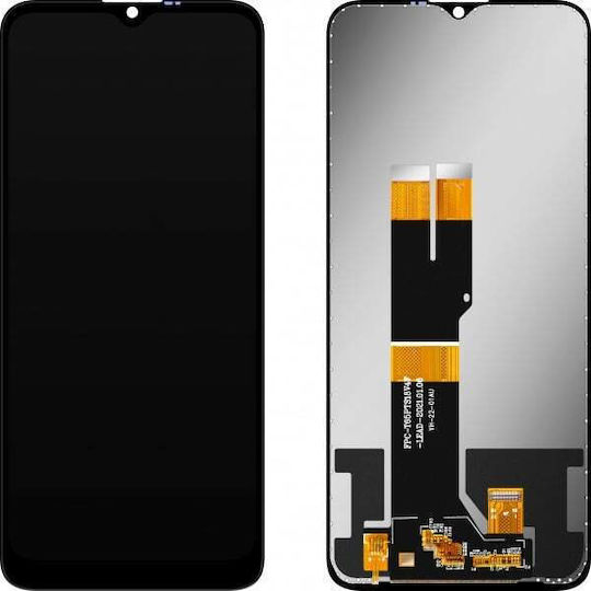 Madrid Papel Ecran cu Mecanism Tactil pentru Nokia 2.4 (Negru)