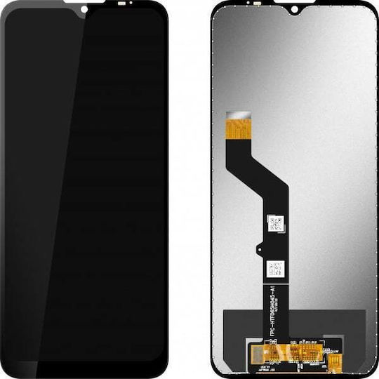 MP Οθόνη με Μηχανισμό Αφής για Motorola Moto E7 Plus, G9 Play (Μαύρο)