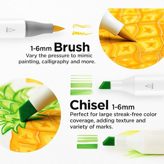 Neon Markere de Desen Set 48buc