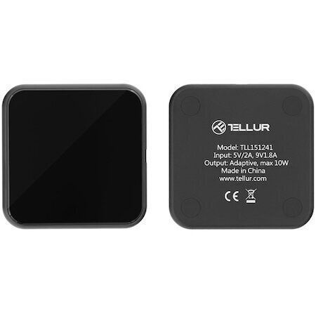 Tellur Încărcător Wireless (Qi Pad) 10W Negruς (TLL151241)