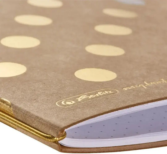 Herlitz Heft Geregelt A5 40 Blätter Gold 1Stück
