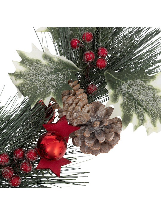 PanOikos Christmas Garland Green 7x12cm 1pc