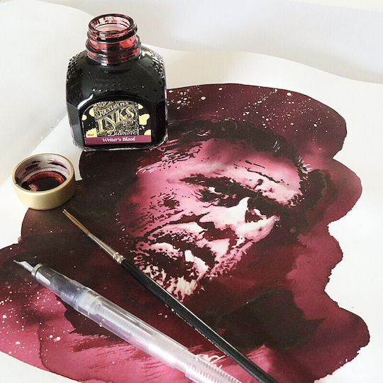 Diamine Ersatz- und Füllfederhaltertinten für Füllfederhalter Rote 80ml