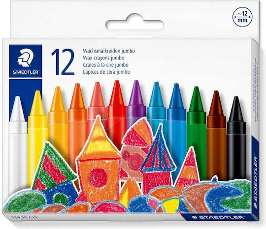 Staedtler Σετ Κηρομπογιές με 12 Χρώματα