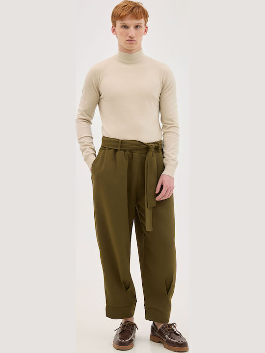 Trousers in Relaxed Fit Black