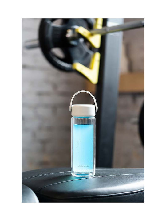 Vialli Design Water Bottle 350ml White