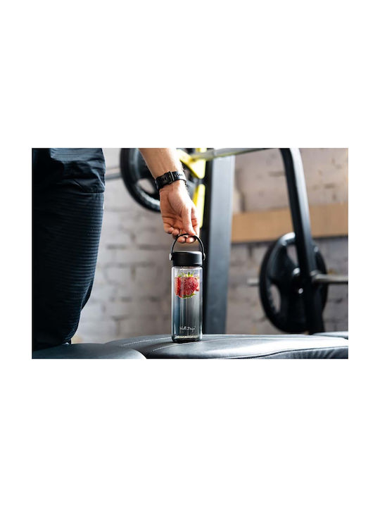 Vialli Design Water Bottle 350ml Black