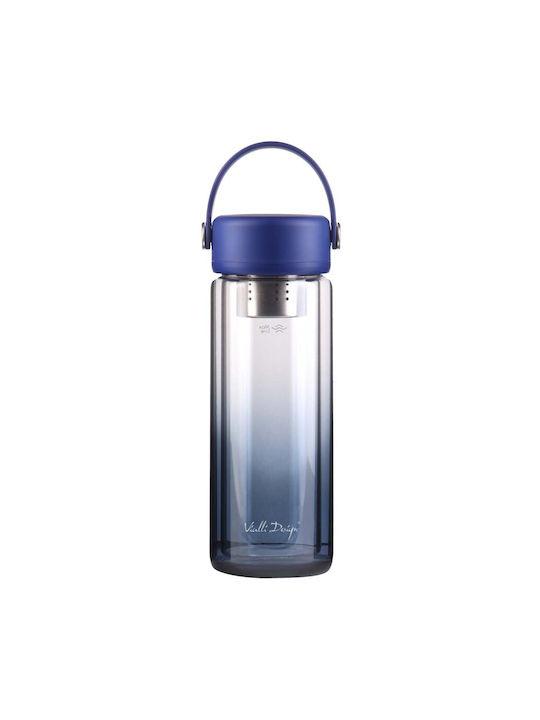 Vialli Design Water Bottle 350ml Blue