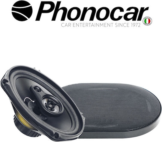 Phonocar Σετ Ηχεία Αυτοκινήτου Ομοαξονικά 6x9" με 40W RMS (Dual Cone)