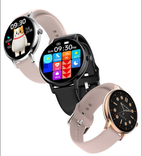 Xoxo Idealstore Brățară Fitness Smartwatch Ecran Tactil Complet Ips Apeluri Bluetooth Notificări Monitorizare Ritm Cardiac Oxigen în Sânge Somn Muzică Ip67 Multi-sport Asistent Vocal Android-ios Baterie de Lungă Durată Ediția Neagră