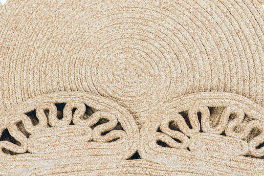 Anatolia Jute 101 Teppich Rund aus Jute Sand 16