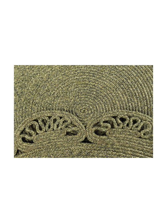 Ανατόλια Jute 101 Χαλί Στρογγυλό από Γιούτα Green 15 Φ120cm