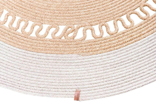 Anatolia Jute 103 Килим Кръгла Джута Sand Stone