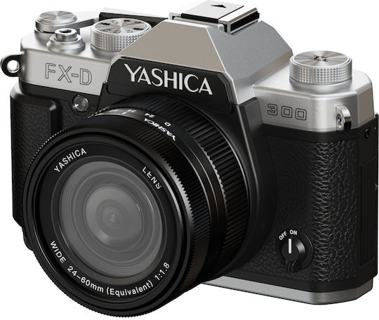 Yashica FX-D 300 Compact Φωτογραφική Μηχανή 50MP Μαύρη