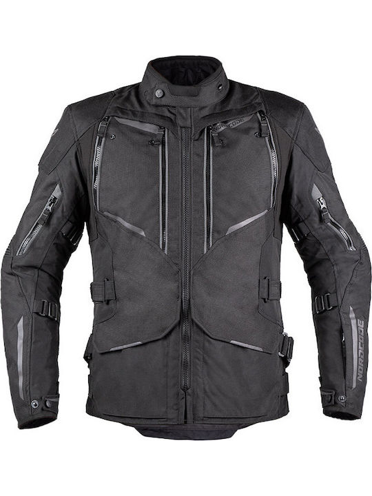 Nordcode Odyssey Мъжко Мотоциклетно яке Total Black