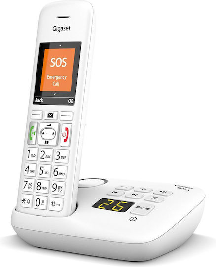 Gigaset E390A Cordless Phone White