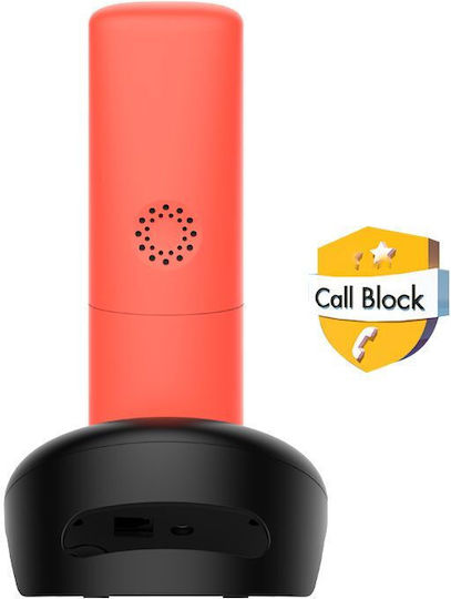 Alcatel E260 Ασύρματο Τηλέφωνο με Ελληνικό Μενού Κόκκινο