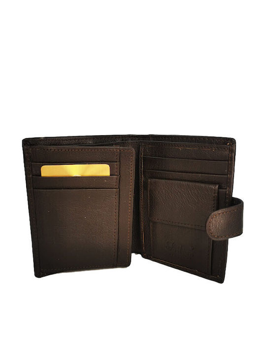 Leather Men's Wallet Classic Brown